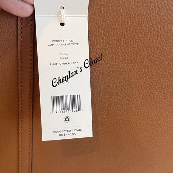 🔥like new! Tory Burch Perry Triple- Compartments Tote - Picture 11 of 13